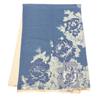 Blue Peonies Scarf