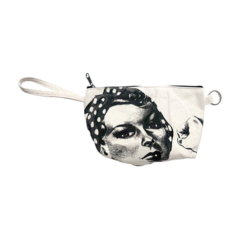 Rosie the Riveter Make Up Pouch