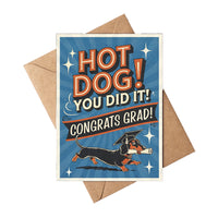 Hot Dog Graduation Day Notecard