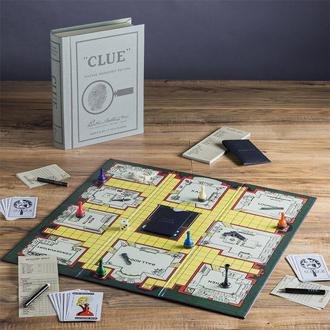 Clue Vintage Bookshelf Edition Game