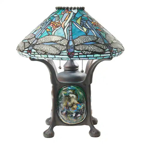 Louis C. Tiffany Style Dragonfly Lamp