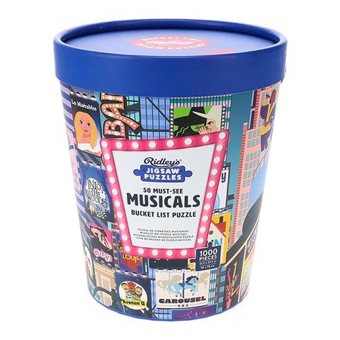 Ridley's: 50 Must-See Musicals Bucket List 1000-Piece Puzzle