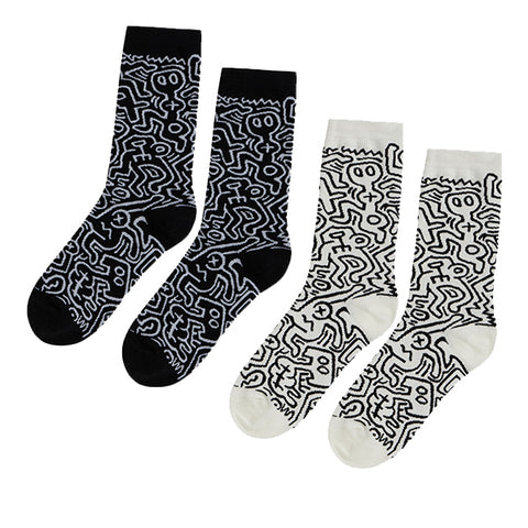Keith Haring Pop Shop Socks - Set of 2