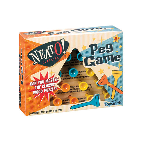 Retro Wooden Peg Game