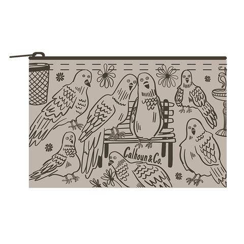 Park Pigeon Zip Pouch