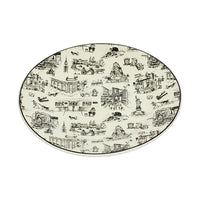 New York City Toile Dinner Plate