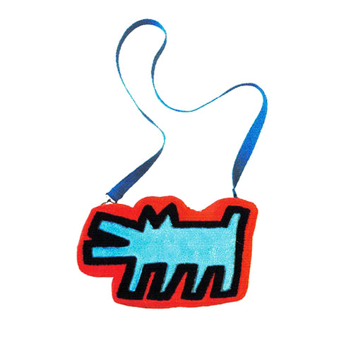 Keith Haring Pop Shop Dog Plush Crossbody Bag