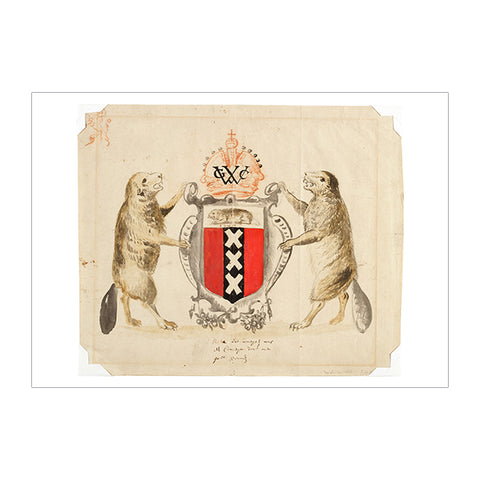 Coat of Arms New Amsterdam Postcard