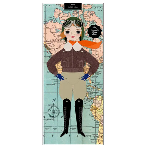 Amelia Earhart Paper Doll