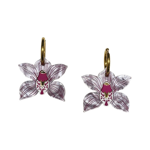 Orchid Earrings