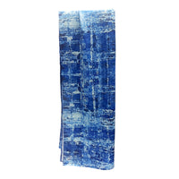 Abstract Satin Delft Scarf by Jos Stumpe