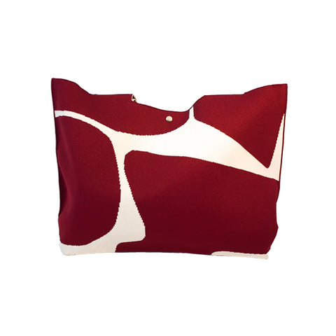 Moody Red Blend Handbag Tote