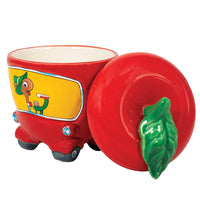 Lowly Worm Apple Car Mug