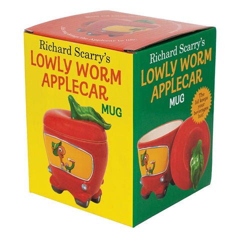 Lowly Worm Apple Car Mug