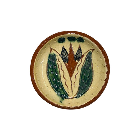 Miniature Terracotta Fraktur Plate
