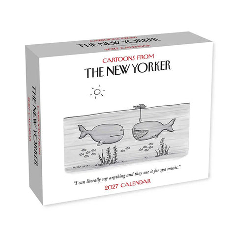 A boxed 2027 calendar titled 