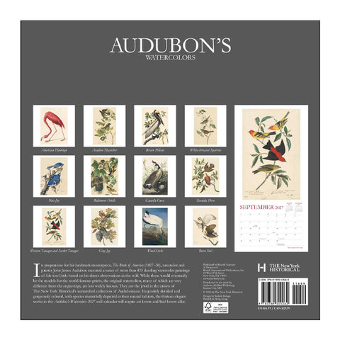 John James Audubon 2027 Wall Calendar