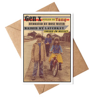 GenX Fueled By Tang Hydrated by Hose Water Notecard