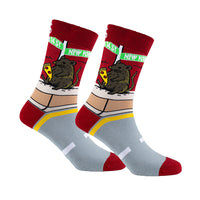 Pizza Rat Natural Bamboo Knit Socks