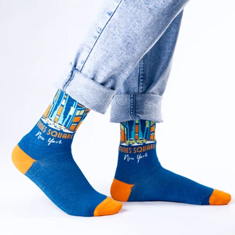Times Square Natural Bamboo Knit Socks