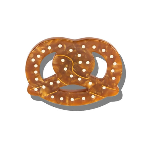 Pretzel Brooch