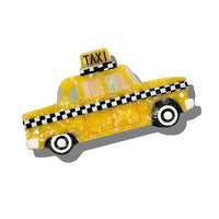 Yellow Taxi Cab Claw Hair Clip