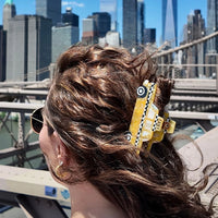 Yellow Taxi Cab Claw Hair Clip