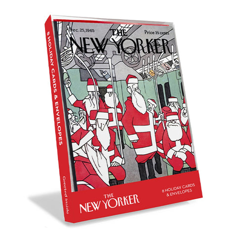 Subway Santas Boxed Notecards