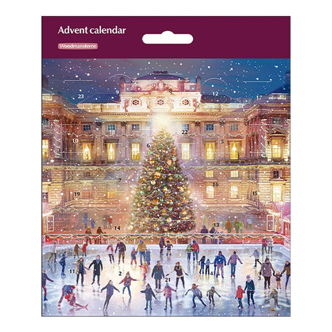 Skaters with Xmas Tree Advent Calendar