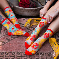 Flower Power Sheer Socks