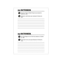 Hip Hop Journal: A Daily Planner