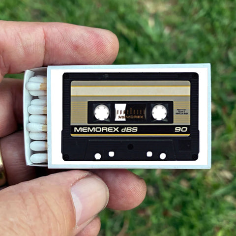 Vintage Cassette Matchbook
