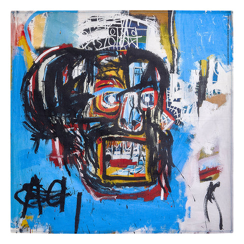 Basquiat Skull Bandana