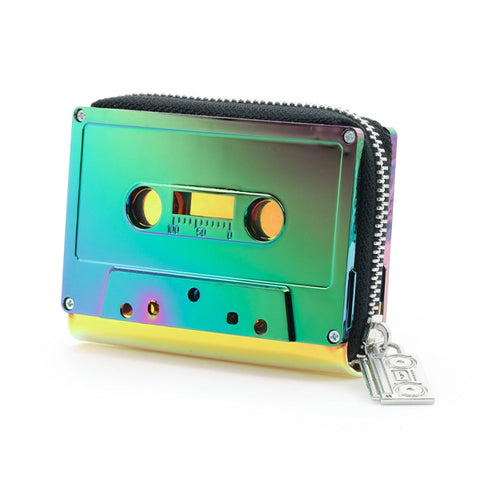 Green Chrome Cassette Wallet