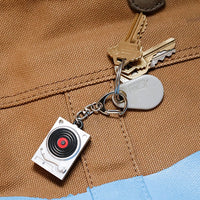 Turntable LED Keychain