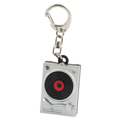 Turntable LED Keychain