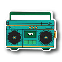 Boombox Sticker