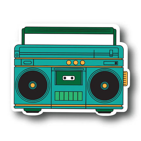 Boombox Sticker