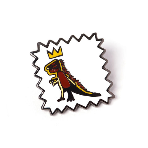 Crowned T-Rex Pez Lapel Pin
