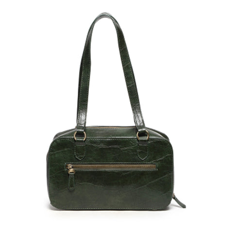 Green Jackie Boston Shoulder Purse