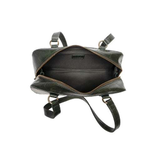 Green Jackie Boston Shoulder Purse
