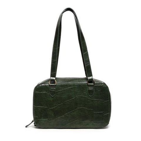 Green Jackie Boston Shoulder Purse