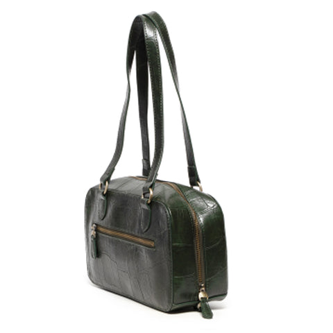 Green Jackie Boston Shoulder Purse