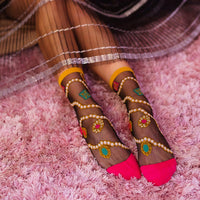 Pearls and Jewels Sheer Socks