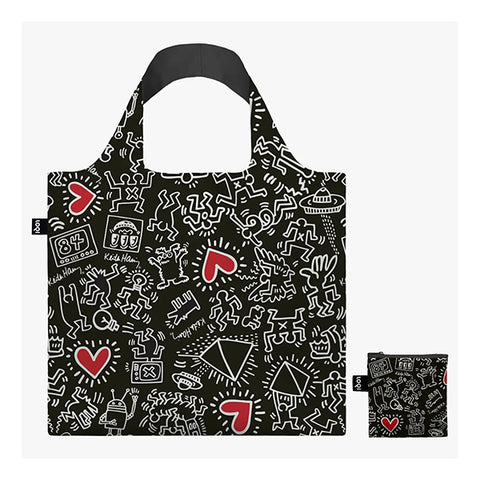 Keith Haring Black Pattern Tote