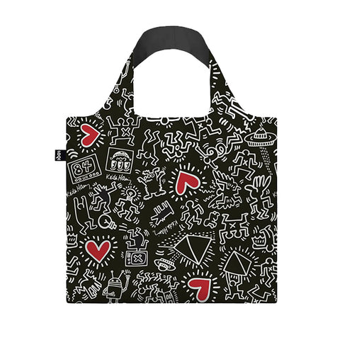 Keith Haring Black Pattern Tote