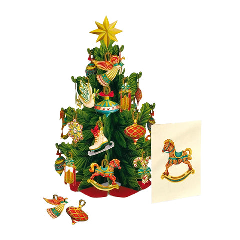 Mini Christmas Tree Bouquet Pop-up Greeting Card