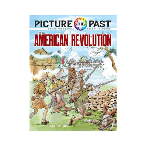 A book cover depicting a scene of revolutionary soldiers on the battlefield behind a wall of rocks used as shields with the opponents in the distance charging towards the soldiers