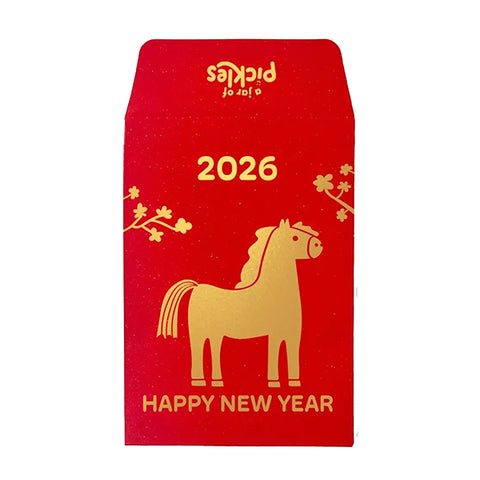 Lunar New Year Horse Red Envelope Set