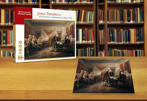 John Trumbull: The Declaration of Independence, July 4, 1776 1000-piece Jigsaw Puzzle